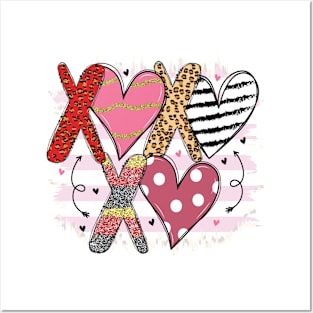 Xoxo T Shirt Valentine T shirt For Women Posters and Art